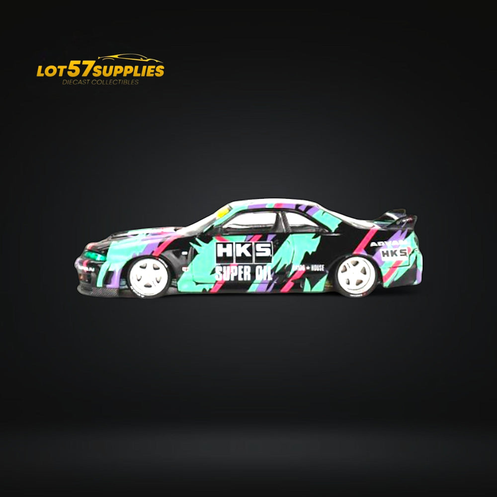 Mini GT x Kaido House Nissan Skyline GT-R R33 HKS Livery V1 1:64 KHMG129 (ONLINE ORDER ONLY)