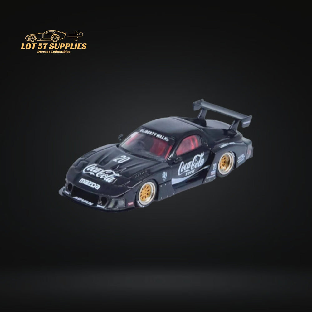 Inno64 Mazda RX-7 LBWK in Black 1:64 IN64-LBWK-RX7-01 (ONLINE ORDER ONLY)