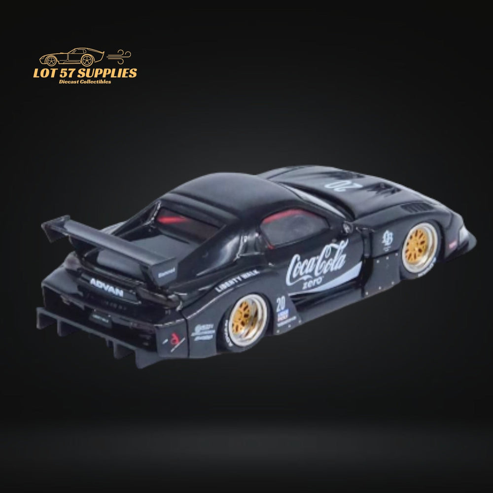 Inno64 Mazda RX-7 LBWK in Black 1:64 IN64-LBWK-RX7-01 (ONLINE ORDER ONLY)