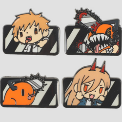 Chainsaw Man Chibi Lapel Pins (ONLINE ORDER ONLY)