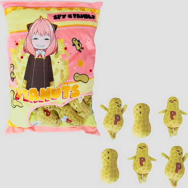 Spy x Family Anya and Peanuts Cookies 16-Inch Plush Pillow (ONLINE ORDER ONLY)