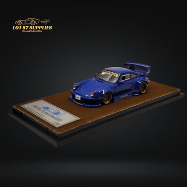 QIDIAN Porsche RWB 930 GT Wing in Blue Resin Model 1:64 (ONLINE ORDER ONLY)