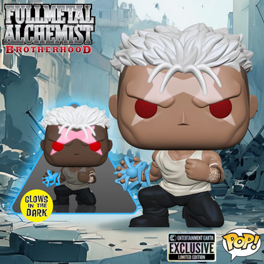 Fullmetal Alchemist: Brotherhood Scar Glow-in-the-Dark Funko Pop! Vinyl Figure #1486 - Entertainment Earth Exclusive (ONLINE ORDER ONLY)