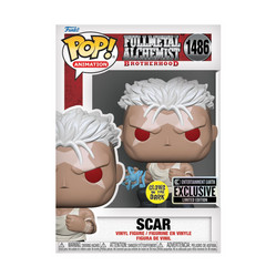 Fullmetal Alchemist: Brotherhood Scar Glow-in-the-Dark Funko Pop! Vinyl Figure #1486 - Entertainment Earth Exclusive (ONLINE ORDER ONLY)