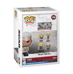 Fullmetal Alchemist: Brotherhood Scar Glow-in-the-Dark Funko Pop! Vinyl Figure #1486 - Entertainment Earth Exclusive (ONLINE ORDER ONLY)