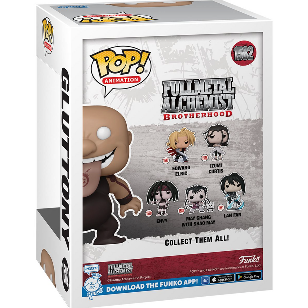 Fullmetal Alchemist: Brotherhood Gluttony Funko Pop! Vinyl Figure #1582 - Entertainment Earth Exclusive (ONLINE ORDER ONLY)