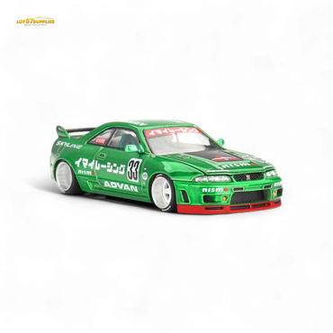 Mini GT x Kaido House Nissan Skyline GT-R R33 IMAI RACING V1 Green 1:64 KHMG150 (ONLINE ORDER ONLY)