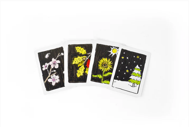 200 Miniature Blank Playing Cards - Half-Size Poker Cards (ONLINE ORDER ONLY)