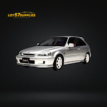 MOTORHELIX Honda Civic Type-R EK9-120 SILVER 1:18 (ONLINE ORDER ONLY)