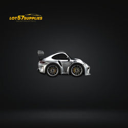 MINICRAFTSMAN 911 GT3 RS Egg Cart SILVER Limited to 299 PCS 1:64 Resin (ONLINE ORDER ONLY)