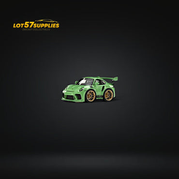 MINICRAFTSMAN 911 GT3 RS Egg Cart GREEN Limited to 299 PCS 1:64 Resin (ONLINE ORDER ONLY)