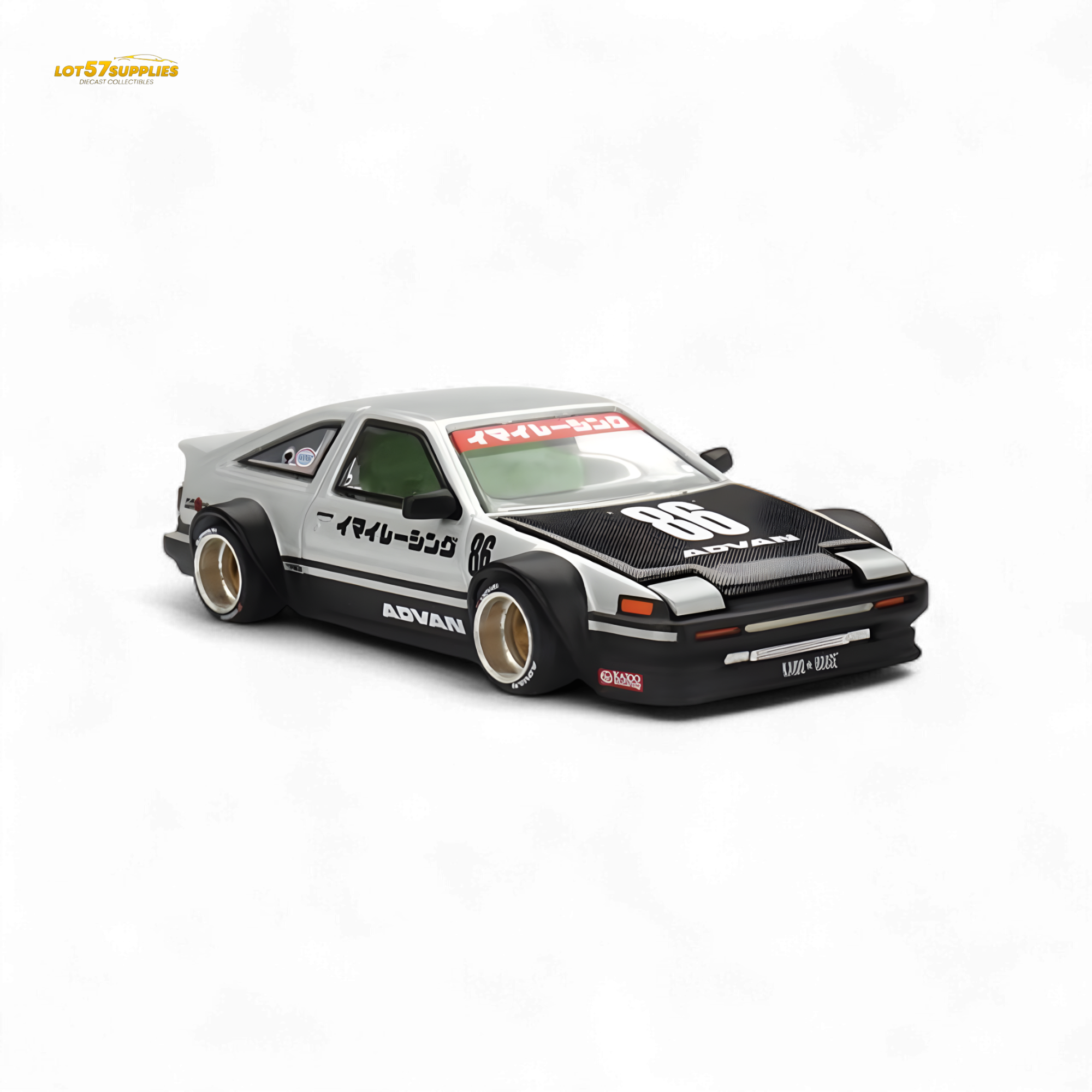 (Pre-Order) KAIDO Toyota AE86 Sprinter Trueno Kaido Street V2 - 1/64 (ONLINE ORDER ONLY)