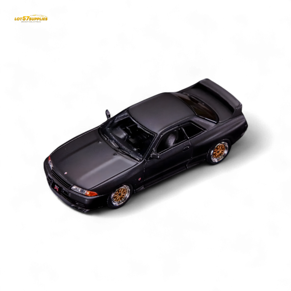 Inno64 Nissan Skyline GT-R R32 Matt Black "THE DIECAST COMPANY" Special Edition 1:64 IN64-R32-MB (ONLINE ORDER ONLY)