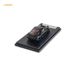 MicroTurbo Custom 180SX Type X Metallic Black MIYABI 1:64 (ONLINE ORDER ONLY)