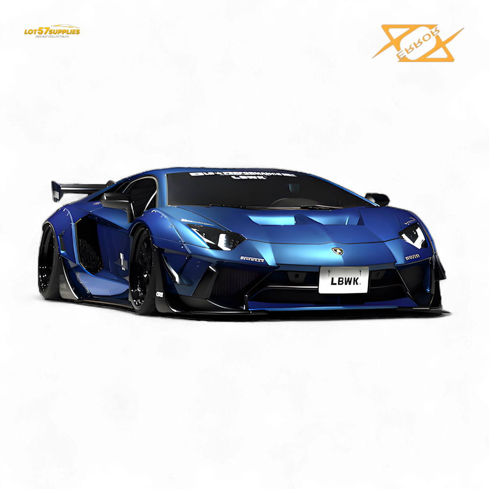 (Pre-Order) 404error LBWK Aventador 2.0 - Matel Blue 1:64 (ONLINE ORDER ONLY)