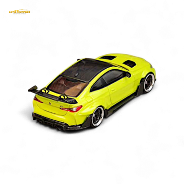 SW BMW G82 M4 Wide-Body Modified - Sao Paulo Yellow 1:64 (ONLINE ORDER ONLY)