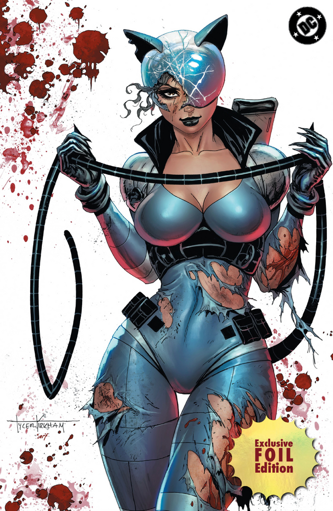[FOIL] ABSOLUTE BATMAN #13 TYLER KIRKHAM EXCLUSIVE BATLLE DAMAGED NYCC EXCLUSIVE CATWOMAN VIRGIN VAR (10/08/2025) (ONLINE ORDER ONLY)