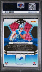 Graded 2022 Panini Mosaic Aidan Hutchinson #287 Camo Pink Rookie RC Football Card PSA 10 (ONLINE ORDER ONLY)