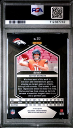 Graded 2024 Panini Mosaic Bo Nix #312 Green Rookie RC Football Card PSA 10 Gem Mint (ONLINE ORDER ONLY)