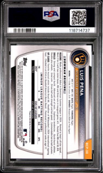 Graded 2025 Topps Bowman Mega Box Luis Pena #38 Prospects Rookie RC Baseball Card PSA 10 Gem Mint (ONLINE ORDER ONLY)