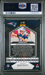 Graded 2024 Panini Mosaic Drake Maye #303 Camo Pink Rookie RC Football Card PSA 10 Gem Mint (ONLINE ORDER ONLY)