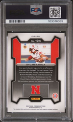 Graded 2024 Panini Prizm Draft Picks Dylan Raiola #194 Red Ice Rookie RC Football Card PSA 10 Gem Mint (ONLINE ORDER ONLY)