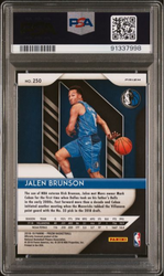 Graded 2018 Panini Prizm Jalen Brunson #250 Green Prizm Rookie RC Basketball Card PSA 10 Gem Mint (ONLINE ORDER ONLY)