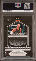 Graded 2023 Panini Mosaic Victor Wembanyama #238 Green Rookie RC Basketball Card PSA 10 Gem Mint (ONLINE ORDER ONLY)