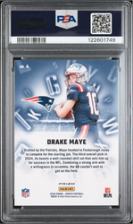 Graded 2024 Panini Zenith Drake Maye #4 A to Z Orange Rookie RC Football Card PSA 10 Gem Mint (ONLINE ORDER ONLY)