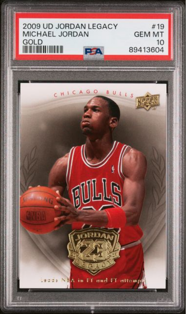 Graded 2009 Upper Deck Jordan Legacy Michael Jordan #19 Gold Basketball Card PSA 10 Gem Mint (ONLINE ORDER ONLY)