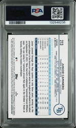 Graded 2024 Topps Chrome Junior Caminero #213 Raywave Rookie RC Baseball Card PSA 10 Gem Mint (ONLINE ORDER ONLY)