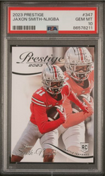 Graded 2023 Panini Prestige Jaxon Smith-Njigba #347 Rookie RC Football Card PSA 10 Gem Mint (ONLINE ORDER ONLY)