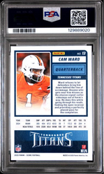 Graded 2025 Panini Score Cam Ward #13 Rookie RC Football Card PSA 10 Gem Mint (ONLINE ORDER ONLY)