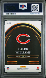 Graded 2024 Panini Select Caleb Williams #18 Select Future Rookie RC Football Card PSA 10 Gem Mint (ONLINE ORDER ONLY)