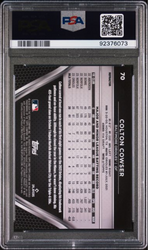 Graded 2024 Topps Chrome Black Colton Cowser #70 Refractor /199 Rookie RC Baseball Card PSA 10 Gem Mint (ONLINE ORDER ONLY)