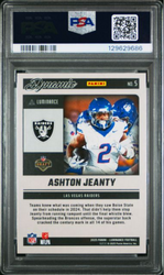 Graded 2025 Panini Luminance Ashton Jeanty #5 Dynamic Rookies Rookie RC Football Card PSA 10 Gem Mint (ONLINE ORDER ONLY)