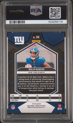 Graded 2024 Panini Mosaic Malik Nabers #306 Reactive Yellow Rookie RC Football Card PSA 10 Gem Mint (ONLINE ORDER ONLY)