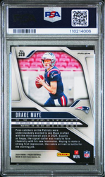 Graded 2024 Panini Prizm Drake Maye #329 Disco Prizm Rookie RC Football Card PSA 9 Mint (ONLINE ORDER ONLY)