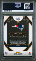 Graded 2024 Panini Select Drake Maye #218 Green & Yellow Shock Rookie RC Football Card PSA 10 Gem Mint (ONLINE ORDER ONLY)