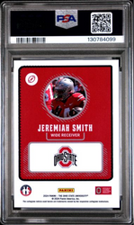 Graded 2024 Panini NIL Jeremiah Smith The Ohio State University Rookie RC Football Card PSA 10 Gem Mint (ONLINE ORDER ONLY)