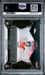 Graded 2024 Panini Mosaic Bo Nix #271 Reactive Yellow Rookie RC Football Card PSA 10 Gem Mint (ONLINE ORDER ONLY)