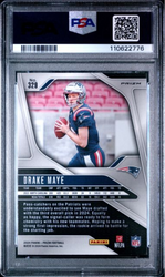 Graded 2024 Panini Prizm Drake Maye #329 Pink Prizm Rookie RC Football Card PSA 10 Gem Mint (ONLINE ORDER ONLY)