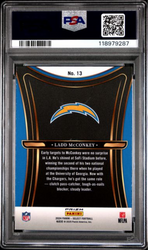 Graded 2024 Panini Select Ladd McConkey #13 Phenomenon Prizm Rookie RC Football Card PSA 10 Gem Mint (ONLINE ORDER ONLY)