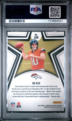 Graded 2024 Panini Rookies & Stars Bo Nix #108 Rookie RC Football Card PSA 10 Gem Mint (ONLINE ORDER ONLY)