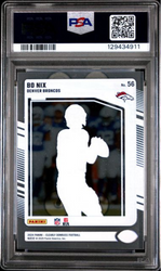 Graded 2024 Panini Clearly Donruss Bo Nix #56 Rookie RC Football Card PSA 10 Gem Mint (ONLINE ORDER ONLY)