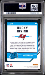 Graded 2024 Panini Donruss Optic Bucky Irving #216 Red Hyper Rookie RC Football Card PSA 10 Gem Mint (ONLINE ORDER ONLY)
