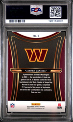Graded 2024 Panini Select Jayden Daniels #2 Phenomenon Rookie RC Football Card PSA 10 Gem Mint (ONLINE ORDER ONLY)