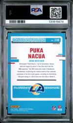 Graded 2023 Panini Donruss Optic Puka Nacua #238 Green Velocity Rookie RC Football Card PSA 10 Gem Mint (ONLINE ORDER ONLY)