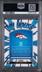 Graded 2024 Panini Donruss Optic Bo Nix #10 My House! Rookie RC Football Card PSA 10 Gem Mint (ONLINE ORDER ONLY)