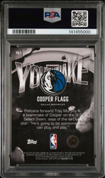 Graded 2025 Topps Chrome Cooper Flagg #YQ1 Youthquake Rookie RC Basketball Card PSA 10 Gem Mint (ONLINE ORDER ONLY)